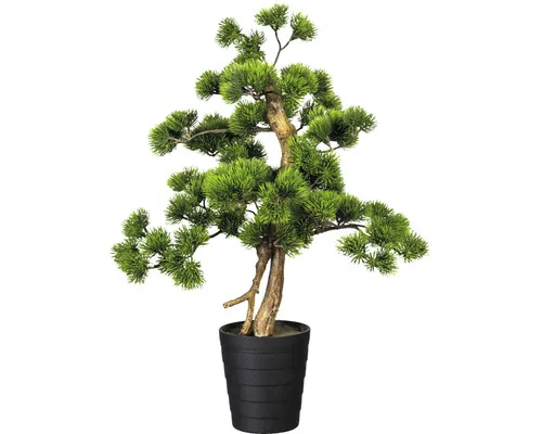 Plantă artificială Bonsai Kiefer în ghiveci H 60 cm verde buc