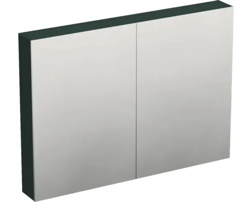 Dulap baie cu oglindă Jungborn TRENTA 100x72 cm PAL verde salvie 2 uşi buc