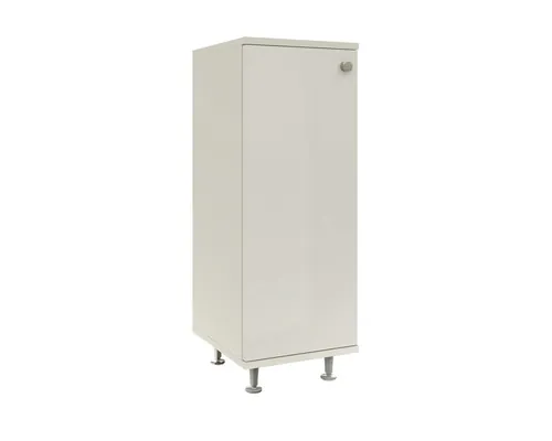 Dulap baie pe sol 30x85 cm PAL alb Zaria 1 ușă cu balamale soft close buc