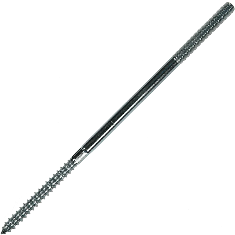 Prezon pentru lemn si metal, otel zincat, M8 x 180 mm, L60/M50