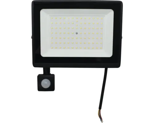 Proiector LED exterior Chrome Slim 150W 13500 lumeni IP44, senzor de miscare, lumină rece, negru buc
