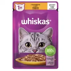 Hrana umeda Whiskas plic pui in aspic 85g