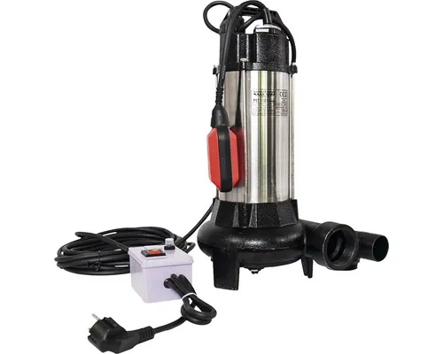 Pompă submersibilă cu tocător, 1100 W, 16020 l/h, H 9 m buc