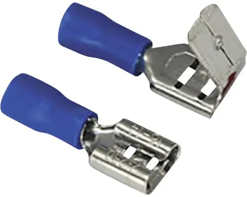 Set papuci auto izolați mamă & mamă + tată Commel 1,5-2,5 mm² / 6,3x0,8 mm, 25 perechi, culoare albastră buc
