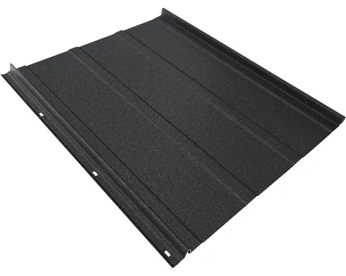 Tablă prefălțuită Click Stripes PRECIT RAL 9005 big stone 1500x540x0,5 mm buc