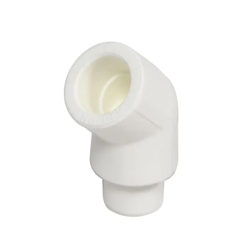 Cot PPR redus, D 25 x 25 mm, alb, 45 grade buc