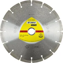 Disc diamantat debitare DT 300U 230x2.3x22.23mm 325348 Klingspor
