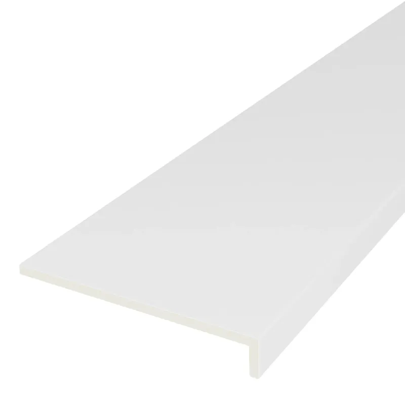 Glaf PVC extrudat exterior pentru ferestre Vox, alb, 300 x 15 x 0.9 cm