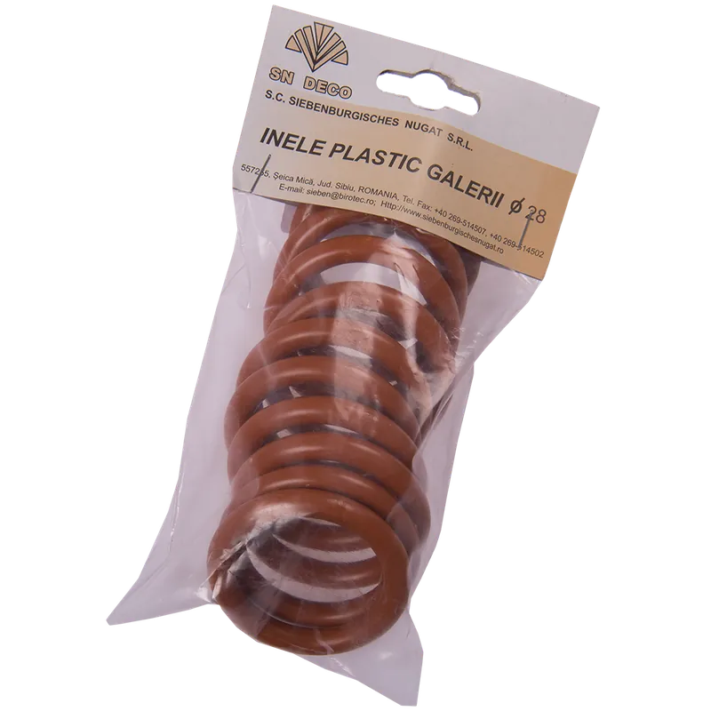Inele galerie din PVC , pentru diametru de 28 mm, 10 buc