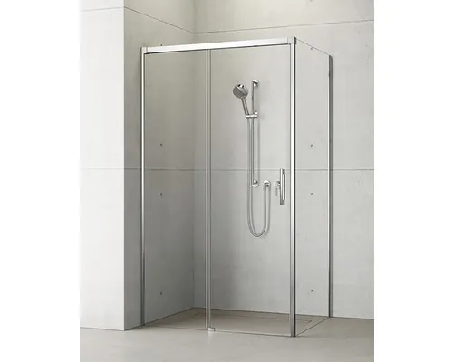 Perete sticlă duș lateral Radaway Idea 90 cm S1 stânga sticlă transparentă profil crom buc