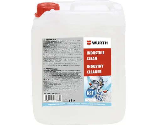 Soluție curățat industrială de utilaje Würth NSF 5L buc