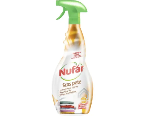 Soluție curățat pete material textil Nufăr 500ml buc