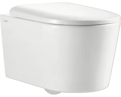 Vas WC suspendat Jungborn ONE rimless cu tehnica Turbo Flush, incl. capac WC, alb buc