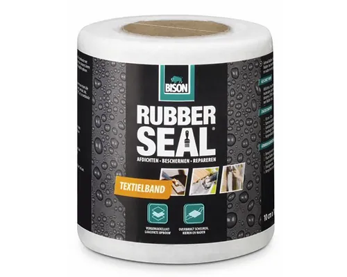 Bandă textilă de armare Bison Rubber Seal Textile Tape 10 cm x 10 m buc