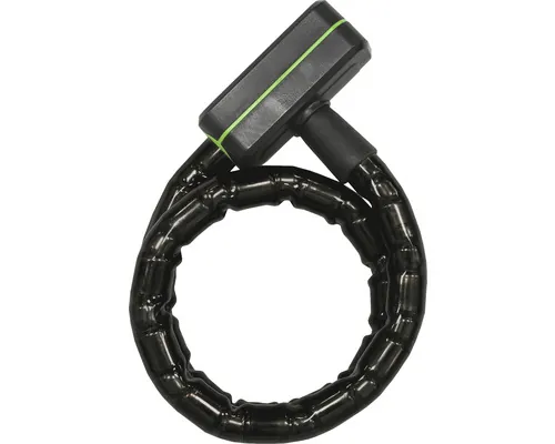 Cablu antifurt armorat Abus Citadel 80cm, 3 chei buc