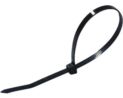 Colier plastic/șoricei prindere Novelite 4,8x370 mm, 100 bucăți, negru pac