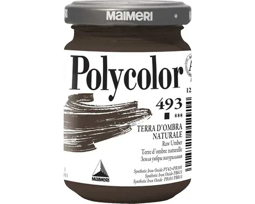 Culoare vinilică Polycolor 493 Raw umber 140 ml buc