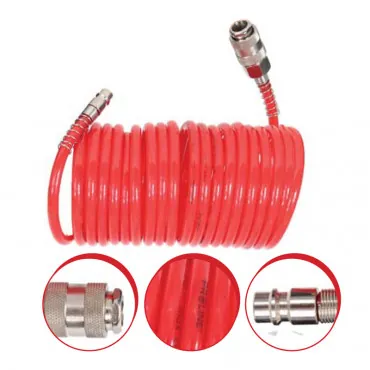 FURTUN AER SPIRALAT CU CUPLE RAPIDE 6.5X10MM | 15M