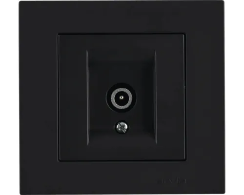 Priză TV simplă Arvia Electric Karen, negru buc
