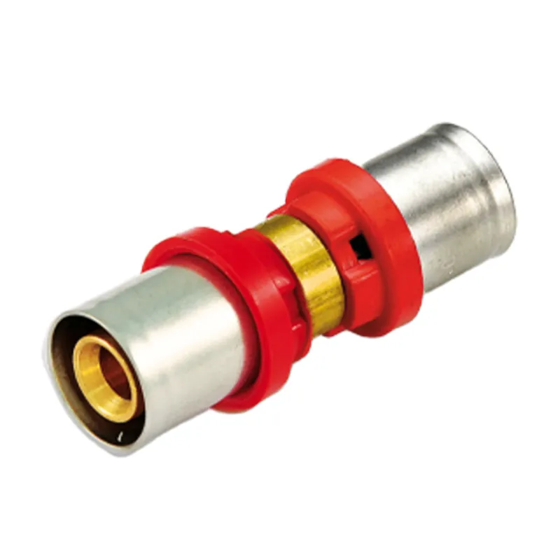 Racord presare drept dublu PFM3 Tiemme, alama, D 20.2 mm buc