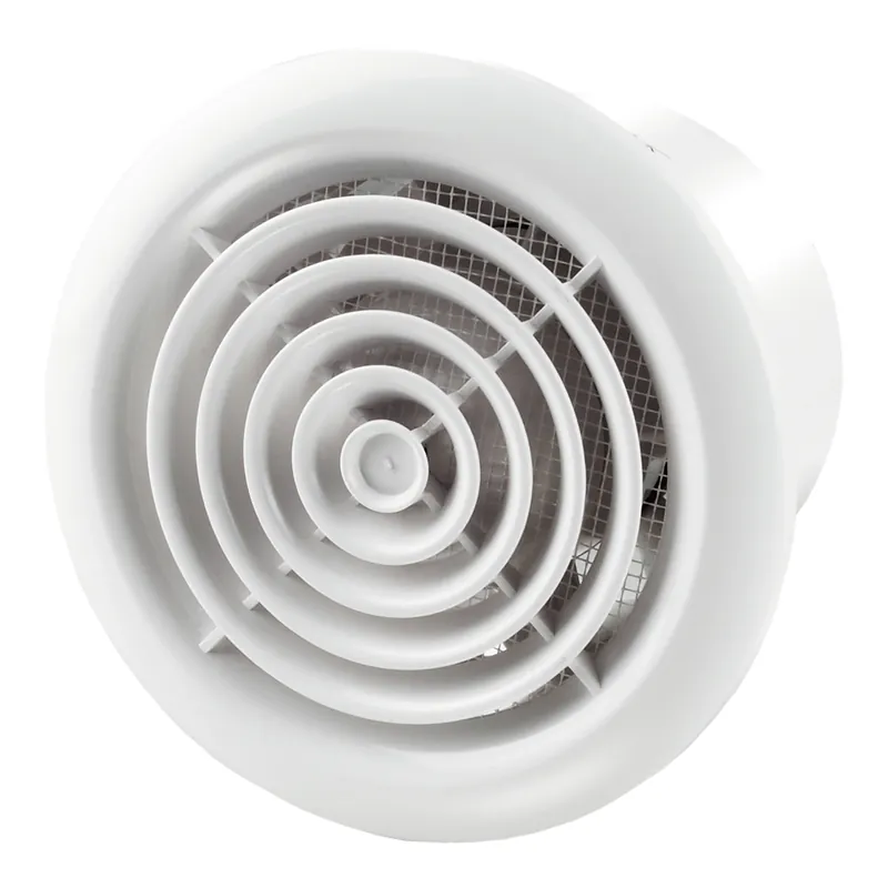 Ventilator baie, axial, Vents 125 PF, cu plasa anti-insecte, plastic, IP34, 16 W, 2400 RPM, 185 mc/h, D 125 mm buc