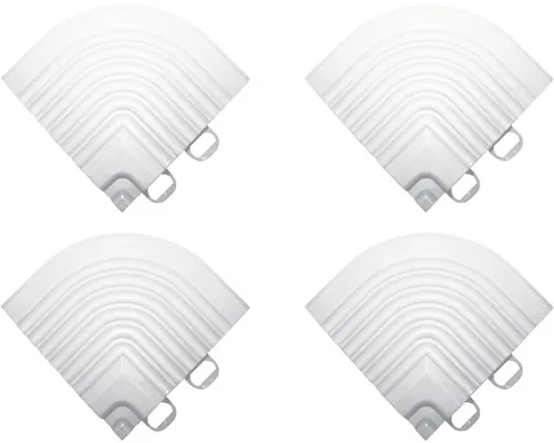 Element de colț pentru dală click 6,2x6,2 cm 4 buc. alb pac