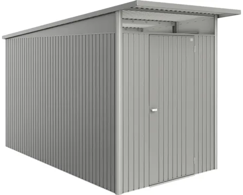 Magazie grădină Biohort AvantGarde Eco A4 metal ușă standard 180x380 cm gri-cuarț metalizat buc