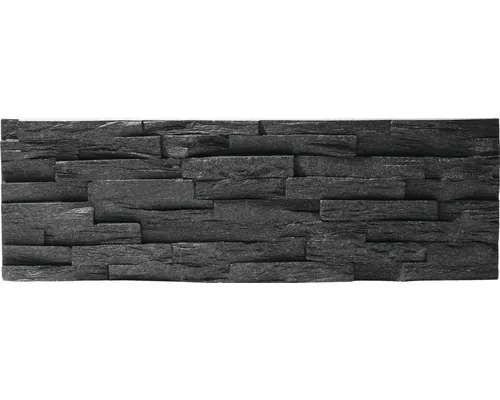Panou decorativ Ultralight Benevento negru 18,7x57,4 cm pac