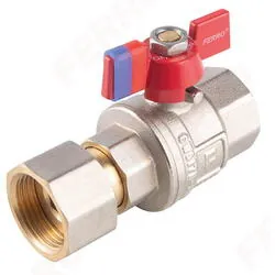Robinet trecere cu semi-olandez ferro pn16 3/4" fi-fi f-power KFPM2SG