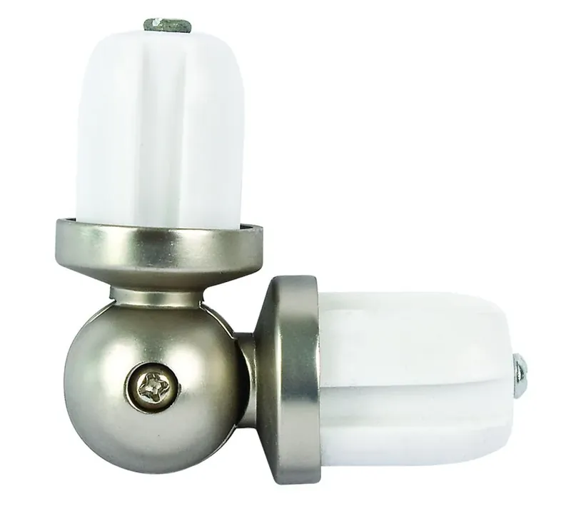 Element imbinare galerie, colt, 19 mm, nichel satinat buc