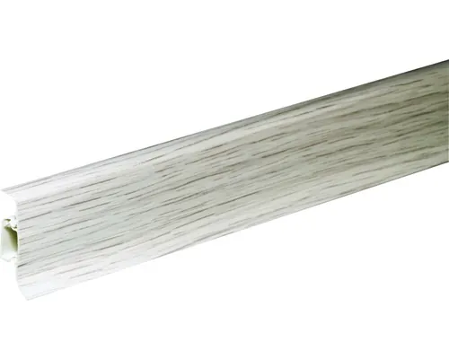 Plintă PVC KU050 frasin argintiu 2500x50x22,5 mm buc