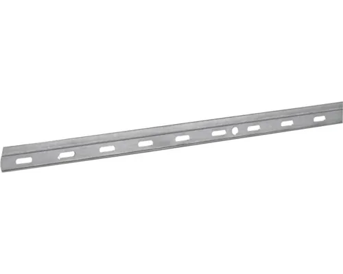 Șină zincată perforată de perete Hettich 2m max. 150kg, pentru suspendat dulapuri buc