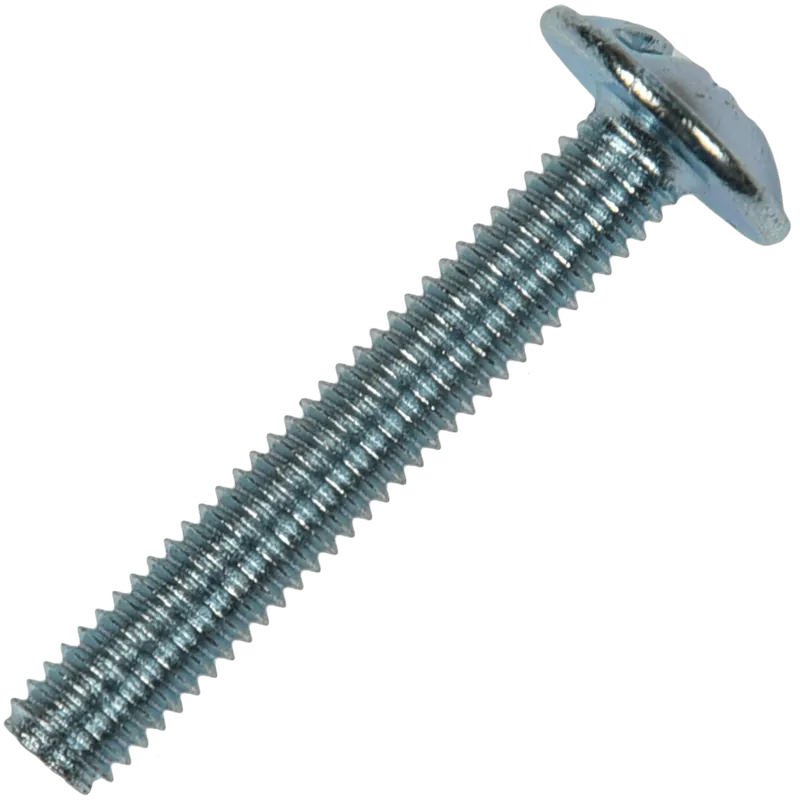 Surub cap bombat combinat, uz general, otel zincat, M4 x 25 mm