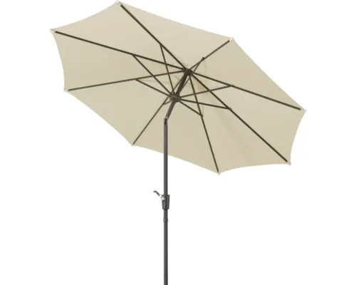 Umbrelă terasă Schneider Harlem Ø 270 cm poliester natur buc