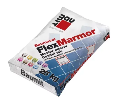 Adeziv flexibil pentru placi ceramice Baumit Baumacol FlexMarmor 25kg