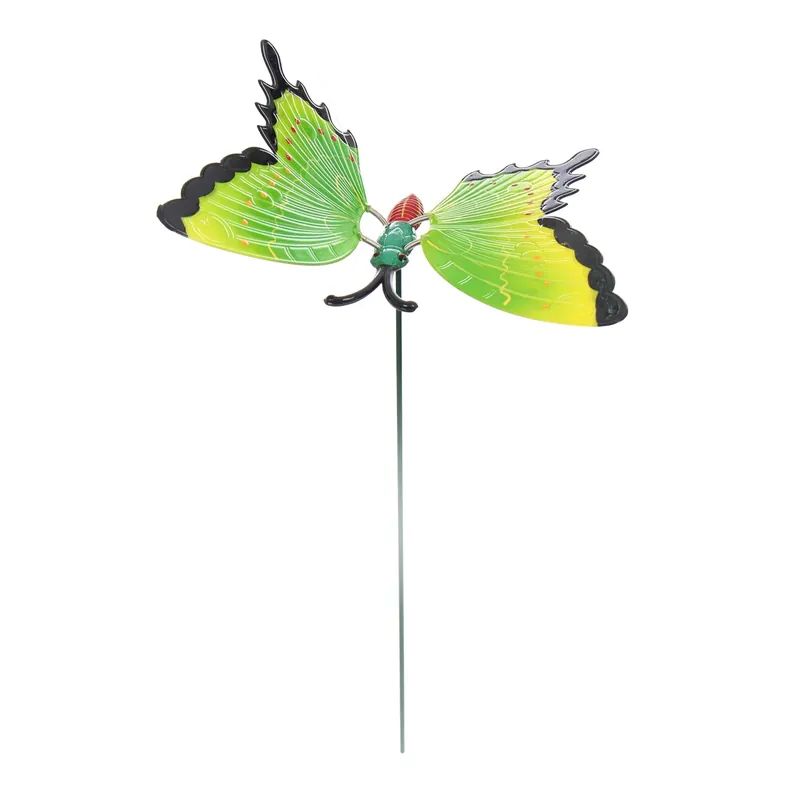 Figurina fluture T2, din PVC, decoratiune gradina, H 15 cm buc
