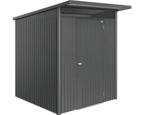 Magazie grădină Biohort AvantGarde Eco A1 metal ușă standard 180x220 cm gri închis metalizat buc