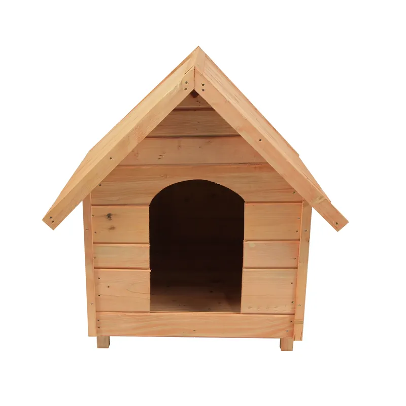Cusca pentru caini talie medie, Laur, din lemn, maro, 77.5 x 62.5 x 82.5 cm buc