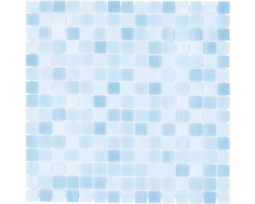 Mozaic piscină sticlă GM A331P albastru 32,8x30,5 cm buc