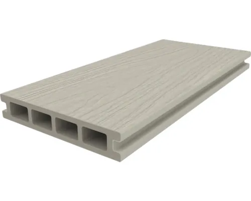 Profil WPC pentru terasă Konsta stejar gri deschis 3000x140x25 mm buc