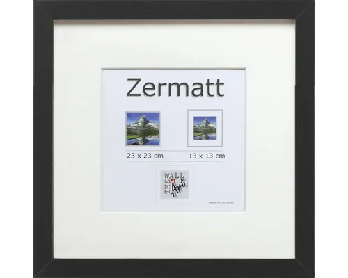Ramă foto lemn The Wall Zermatt neagră 23x23 cm buc