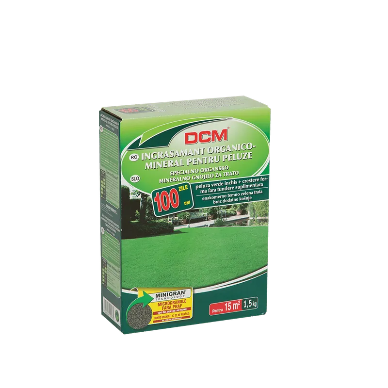 Fertilizant pentru peluza DCM, 1.5 kg