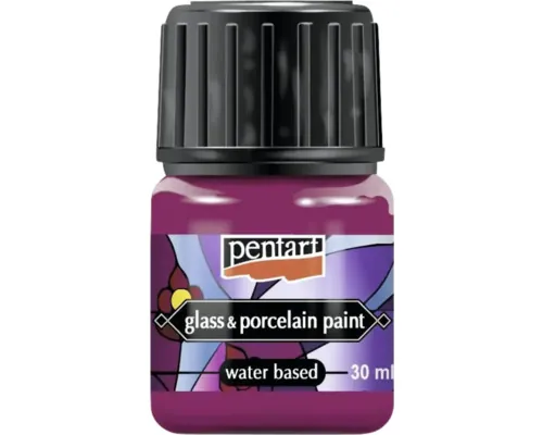 Culoare pentru sticlă și porțelan Pentart magenta 30 ml buc