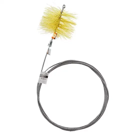 Perie sarma pentru cos, 180 mm, fir otel 7 m, Evotools