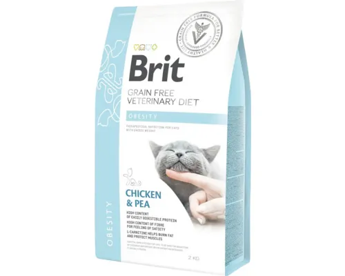 Hrană uscată pentru pisici Brit Grain Free VD Obesity 2 kg buc