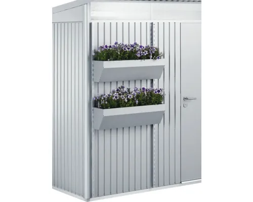 Jardinieră Biohort FloraBoard pentru 82x25x188 cm argintiu metalizat buc