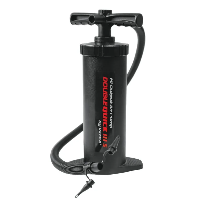 Pompa aer pentru produse gonflabile, manuala, Intex, cu furtun + 3 adaptoare 37 cm buc