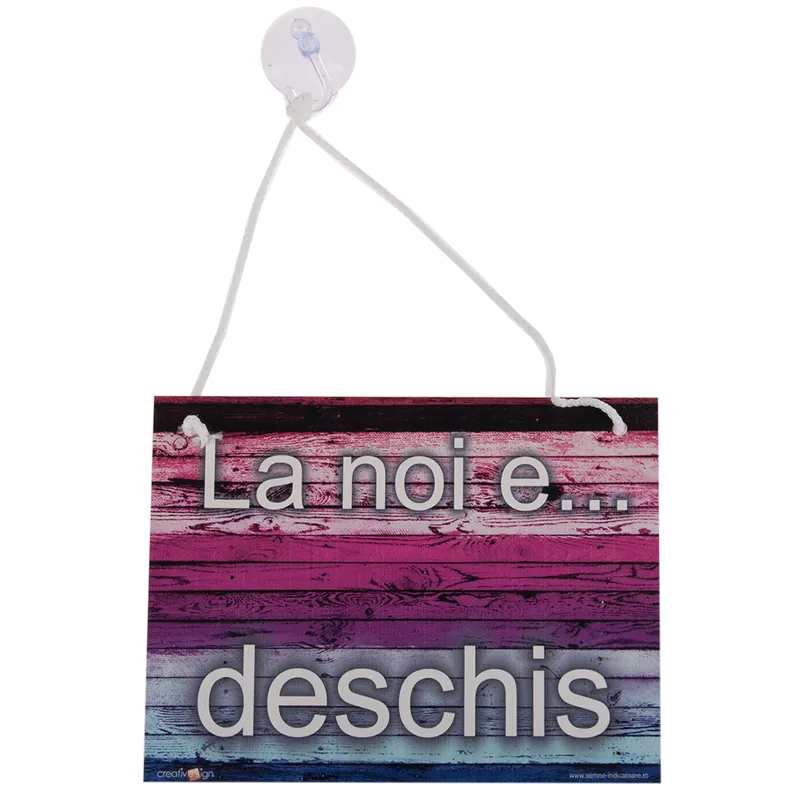 Semn Inchis-Deschis, carton, 20 x 15 cm