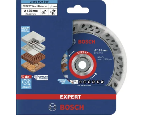 Disc diamantat Bosch Ø125x22,23x2,2x12 mm buc