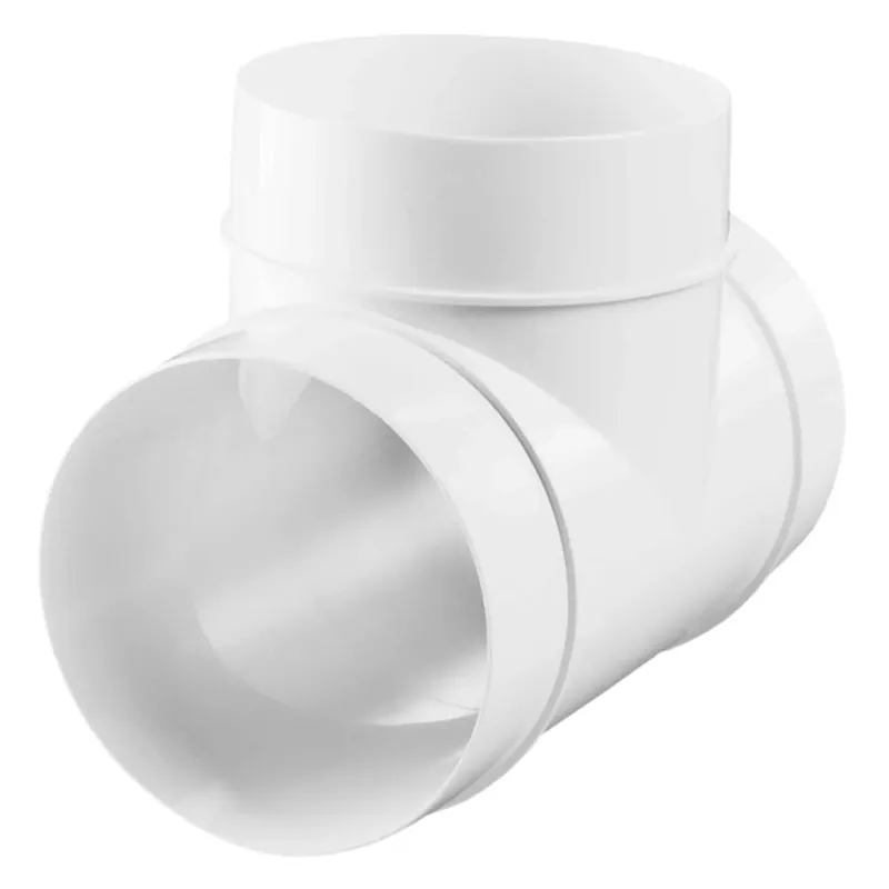 Conector tip T, pentru tub ventilatie, Vents 131P, PVC, D 100 mm buc